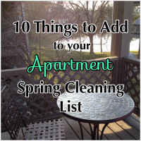 10 Things to Add to Your Apartment Spring Cleaning List
