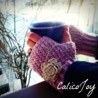Lace Embellished Mittens and Gloves