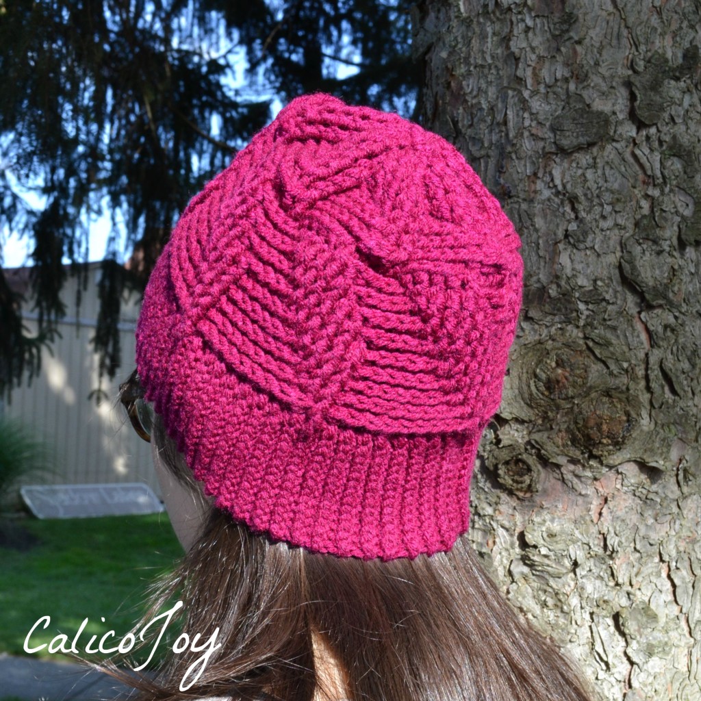 Geometric Hat Calico Joy